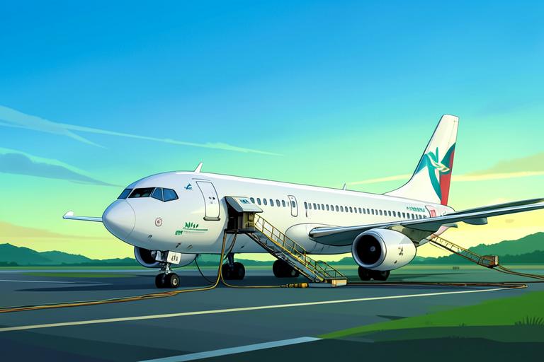 SAF airlines illustration
