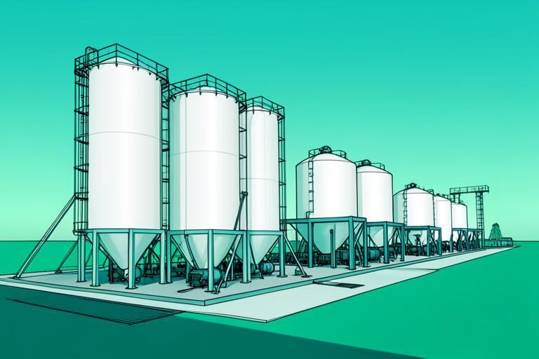 Blending terminals & capacity illustration